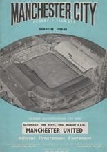 Manchester City v Manchester United 19-Sep-1959