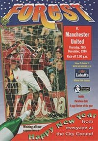 Nottingham Forest v Manchester United 26-Dec-1996