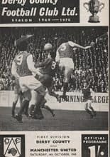 Derby County v Manchester United 04-Oct-1969