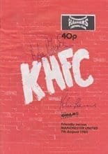 Kidderminster Harriers v Manchester United 07-Aug-1995