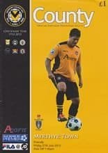 Newport County v Merthyr Town 27-Jul-2012