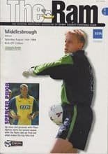 Derby County v Middlesbrough 14-Aug-1999