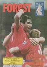 Nottingham Forest v Middlesbrough 23-Jan-1993