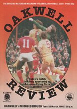 Barnsley v Middlesbrough 25-Mar-1986