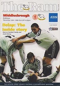 Derby County v Middlesbrough 28-Dec-1998