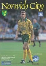 Norwich City v Middlesbrough 31-Oct-1992