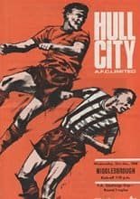 Hull City v Middlesbrough 31-Jan-1968