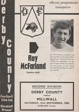 Derby County v Millwall 21-Sep-1968