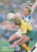 Norwich City v Millwall 24-Sep-1988