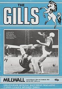 Gillingham v Millwall 29-Oct-1983
