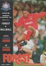 Nottingham Forest v Millwall 03-Nov-1993