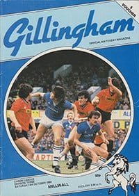 Gillingham v Millwall 06-Oct-1984