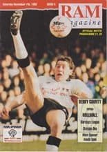 Derby County v Millwall 07-Nov-1992