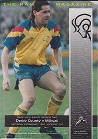 Derby County v Millwall 08-Feb-1992