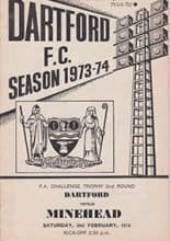 Dartford v Minehead 02-Feb-1974