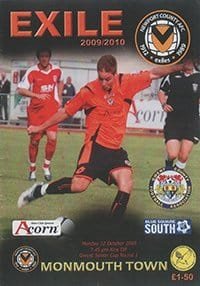 Newport County v Monmouth Town 12-Oct-2009