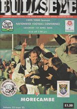 Hereford United v Morecambe 01-Apr-2000
