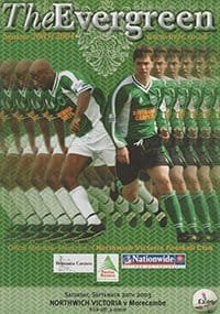 Northwich Victoria v Morecambe 20-Sep-2003