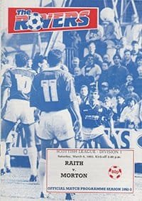 Raith Rovers v Morton 06-Mar-1993
