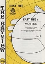 East Fife v Morton 06-Sep-1986