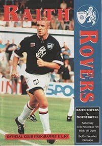 Raith Rovers v Motherwell 11-Nov-1995