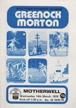 Morton v Motherwell 14-Mar-1979