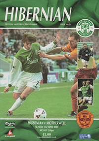 Hibernian v Motherwell 21-Apr-2002