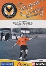Newport County v Nathabn Davies XI 28-Jul-2010