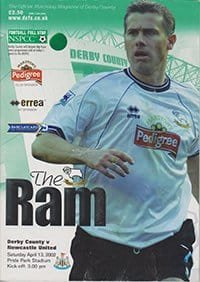 Derby County v Newcastle United 13-Apr-2002