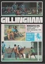 Gillingham v Newcastle United 01-Sep-1976