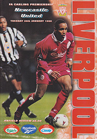 Liverpool v Newcastle United 20-Jan-1998