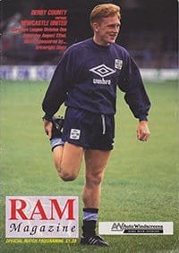Derby County v Newcastle United 22-Aug-1992