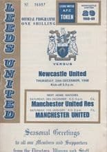Leeds United v Newcastle United 26-Dec-1968