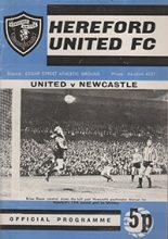 Hereford United v Newcastle United 26-Jan-1972