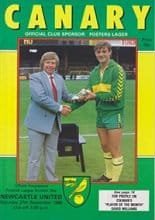 Norwich City v Newcastle United 27-Sep-1986