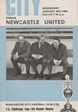Manchester City v Newcastle United 29-Jan-1969