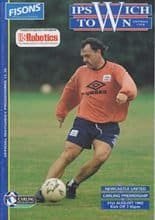 Ipswich Town v Newcastle United 31-Aug-1993