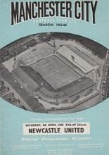 Manchester City v Newcastle United 04-Apr-1964