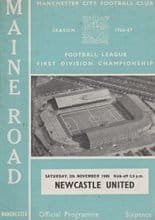 Manchester City v Newcastle United 05-Nov-1966