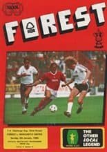 Nottingham Forest v Newcastle United 06-Jan-1985