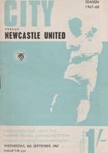 Manchester City v Newcastle United 06-Sep-1967