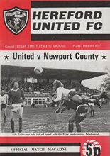 Hereford United v Newport County 07-Apr-1973