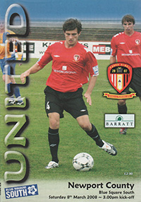 Hayes & Yeading United v Newport County 08-Mar-2008