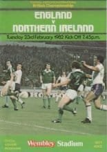 England v Northern Ireland 23-Feb-1982