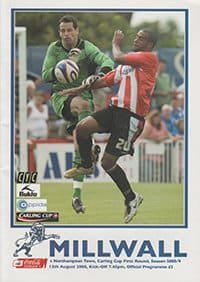 Millwall v Northampton Town 12-Aug-2008
