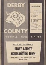 Derby County v Northampton Town 14-Jan-1967