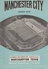 Manchester City v Northampton Town 29-Aug-1964