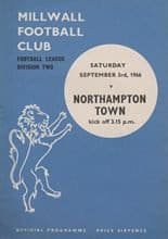 Millwall v Northampton Town 03-Sep-1966