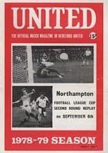 Hereford United v Northampton Town 06-Sep-1978