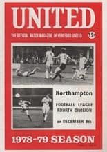 Hereford United v Northampton Town 09-Dec-1978